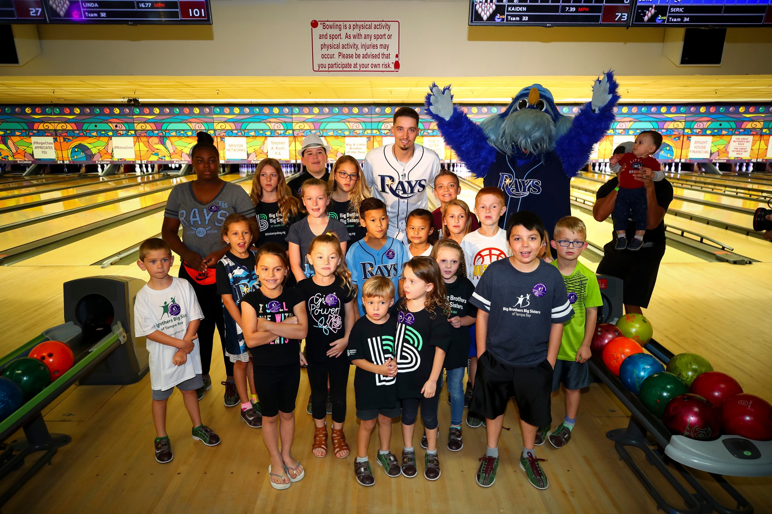 children bowling