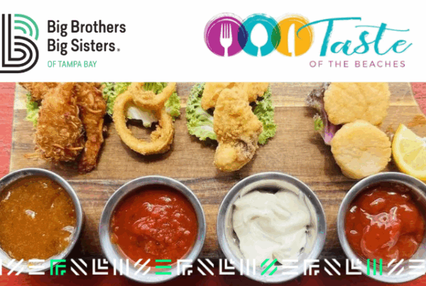 taste of the beaches photo with seafood appetizers